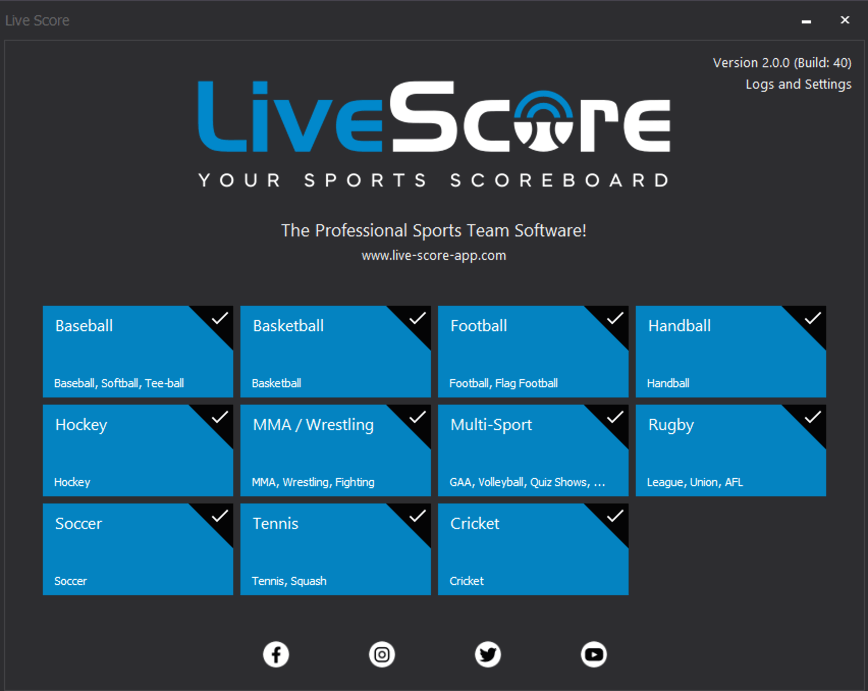 give live score