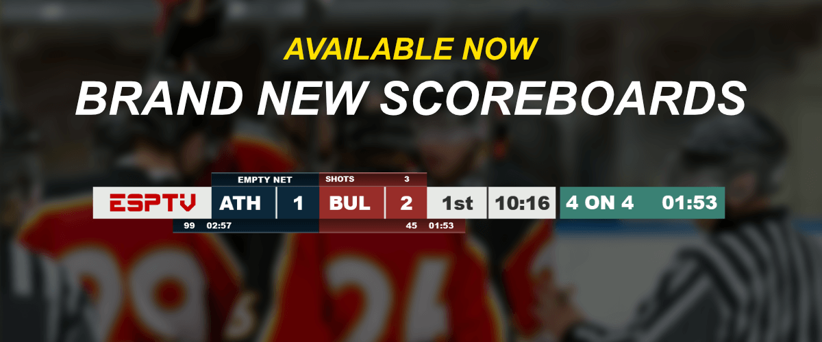 Sports Scoreboards for Broadcasting and Television